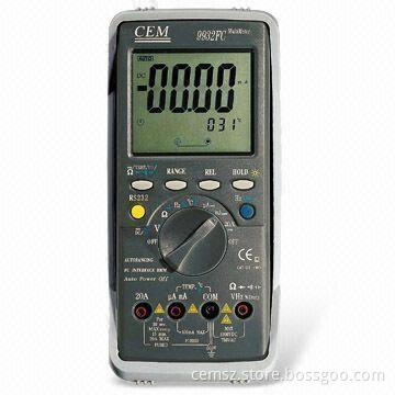 Auto-ranging Digital Multimeter with Overload Protection and Indication